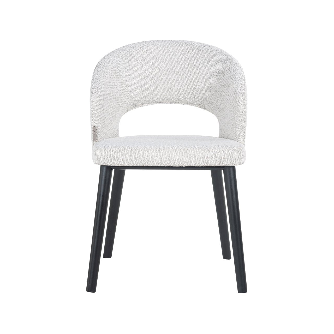 Eetkamerstoel Savoy White Bouclé