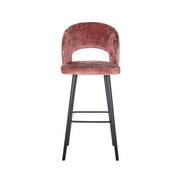 Bar stool Savoy rose chenille