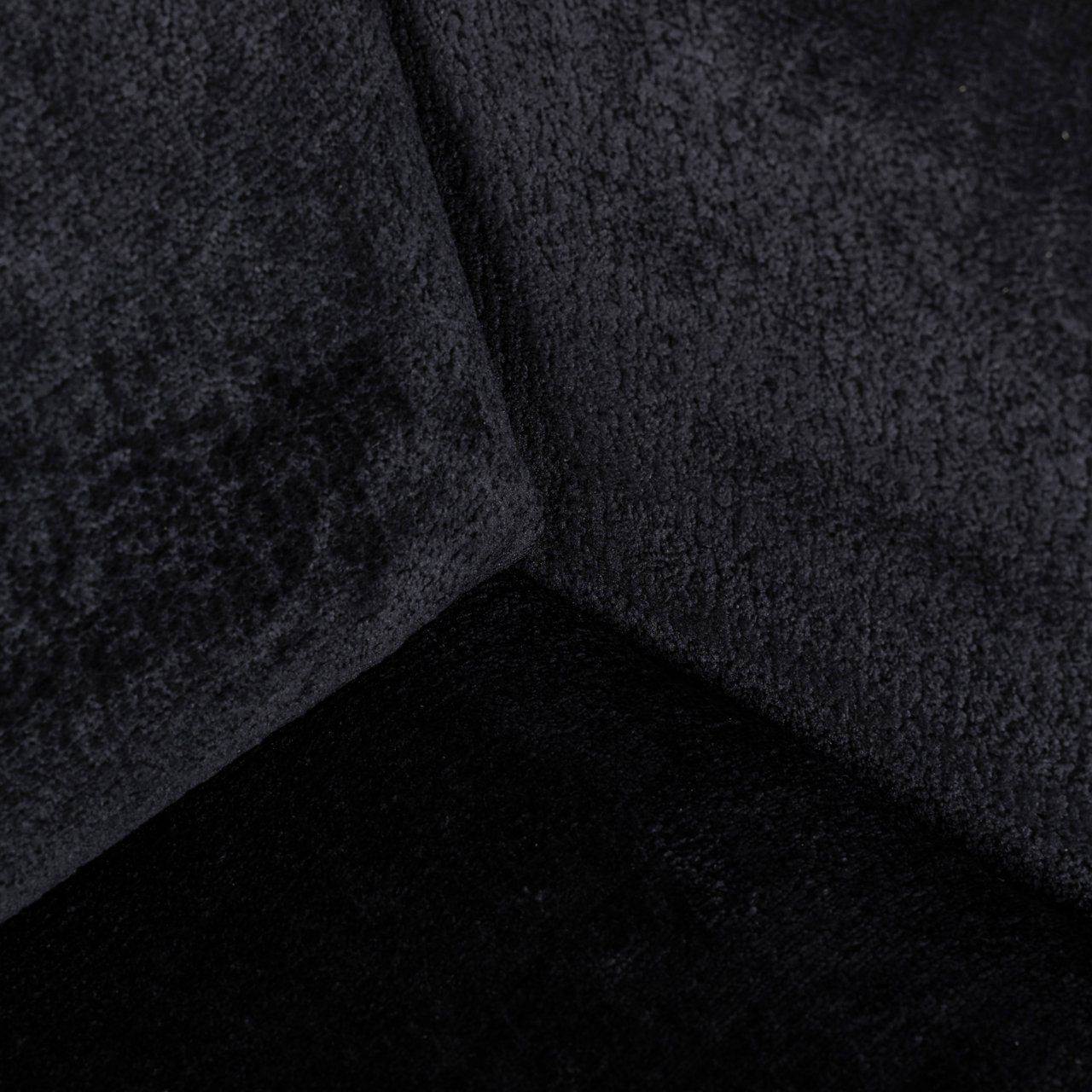 Lounge stoel Turner black chenille swivel