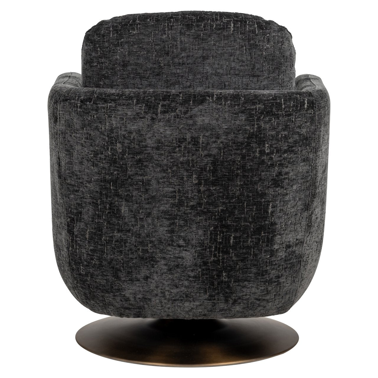 Lounge chair Turner graphite island swivel