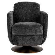 Lounge chair Turner graphite island swivel