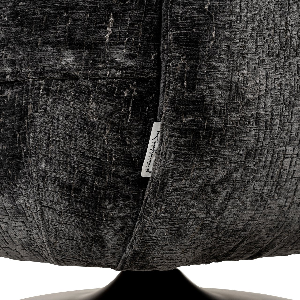 Lounge chair Turner graphite island swivel