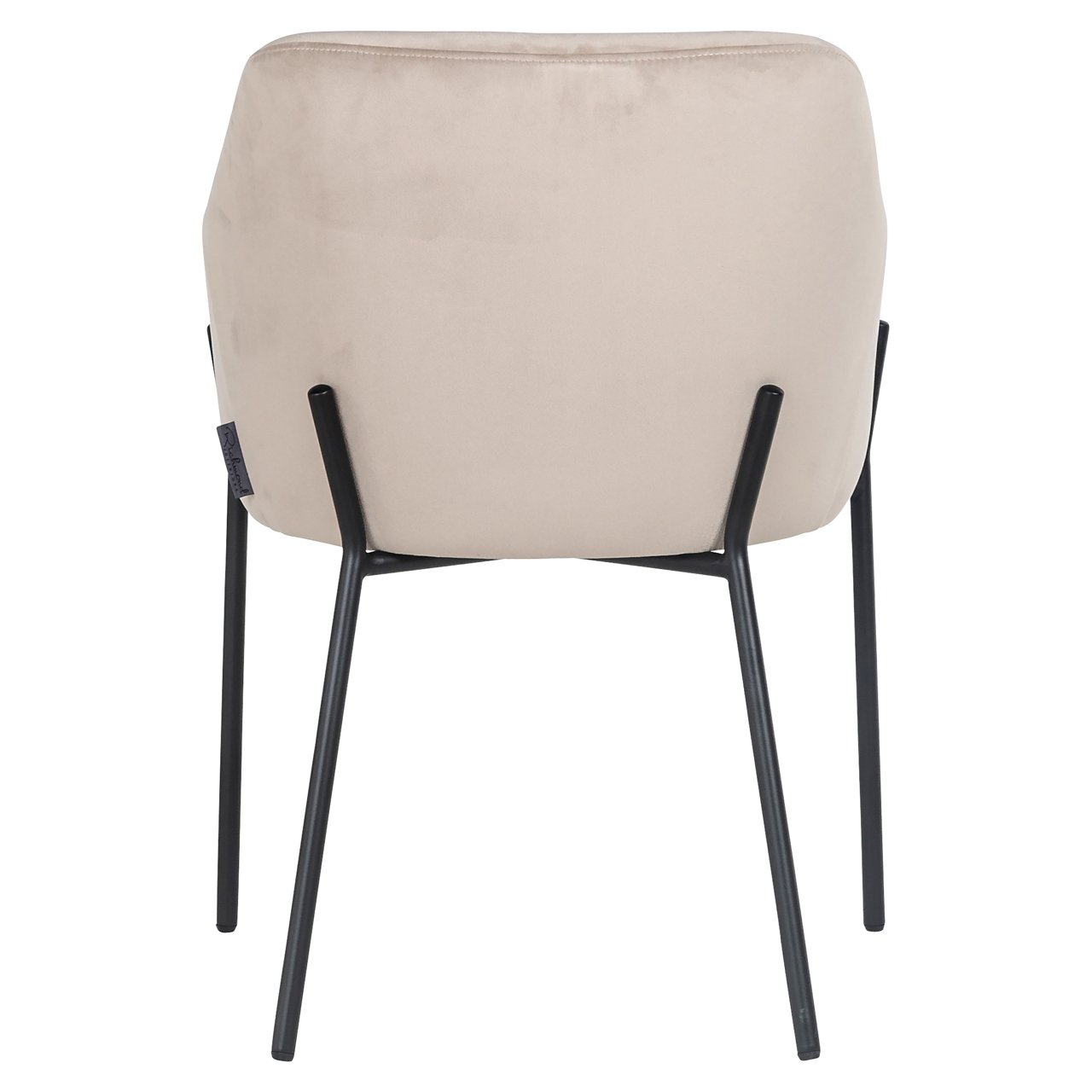 Eetkamerstoel Fay Khaki Velvet Fire Retardant