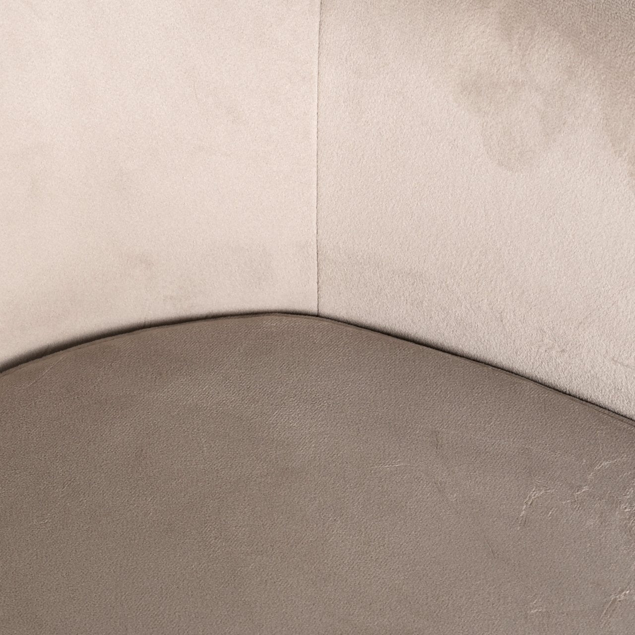 Eetkamerstoel Fay Khaki Velvet Fire Retardant