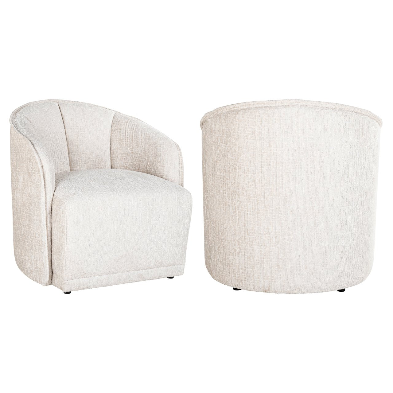 Lounge stoel Maryse cream fusion