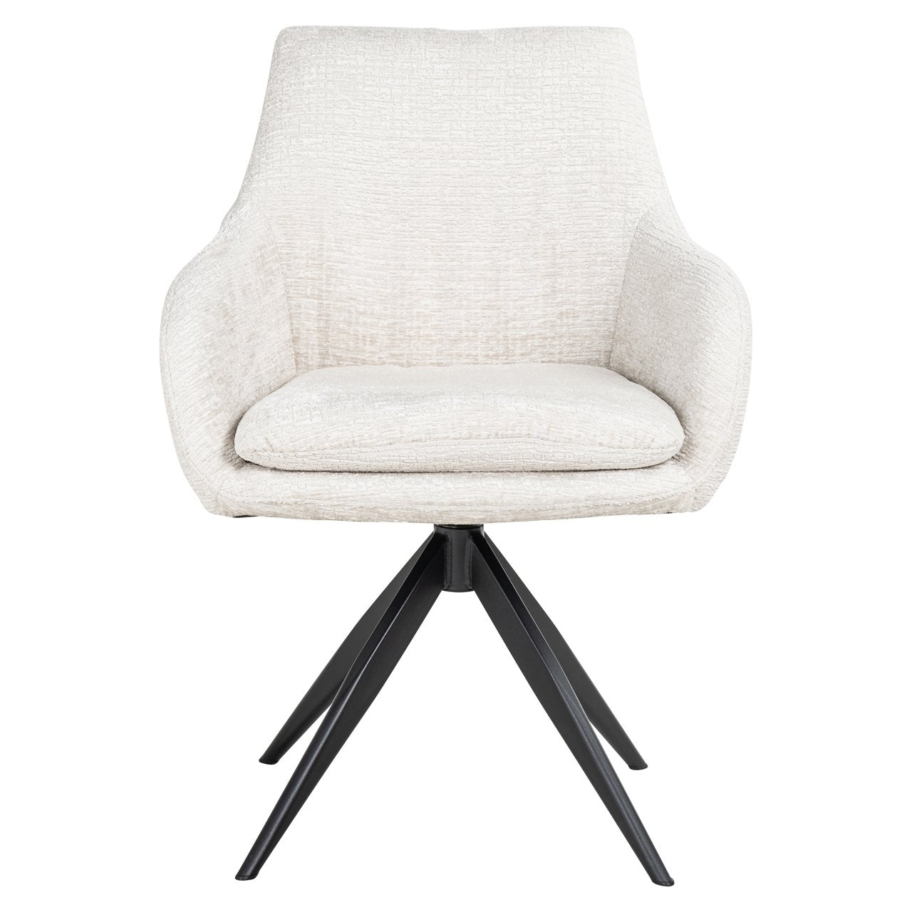 Eetkamerstoel Lisonne Cream Fusion Swivel