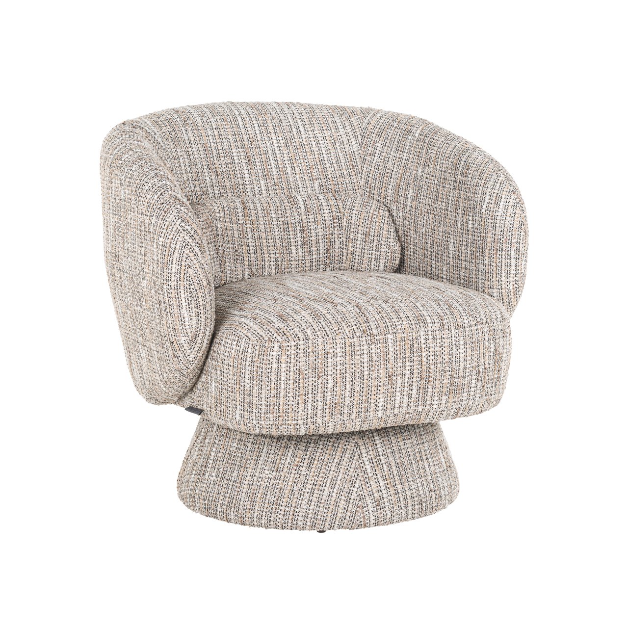 Lounge stoel Cavallo beige coco swivel