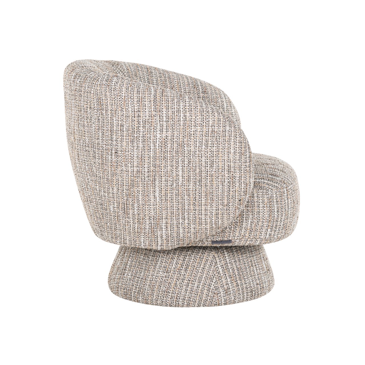 Lounge stoel Cavallo beige coco swivel