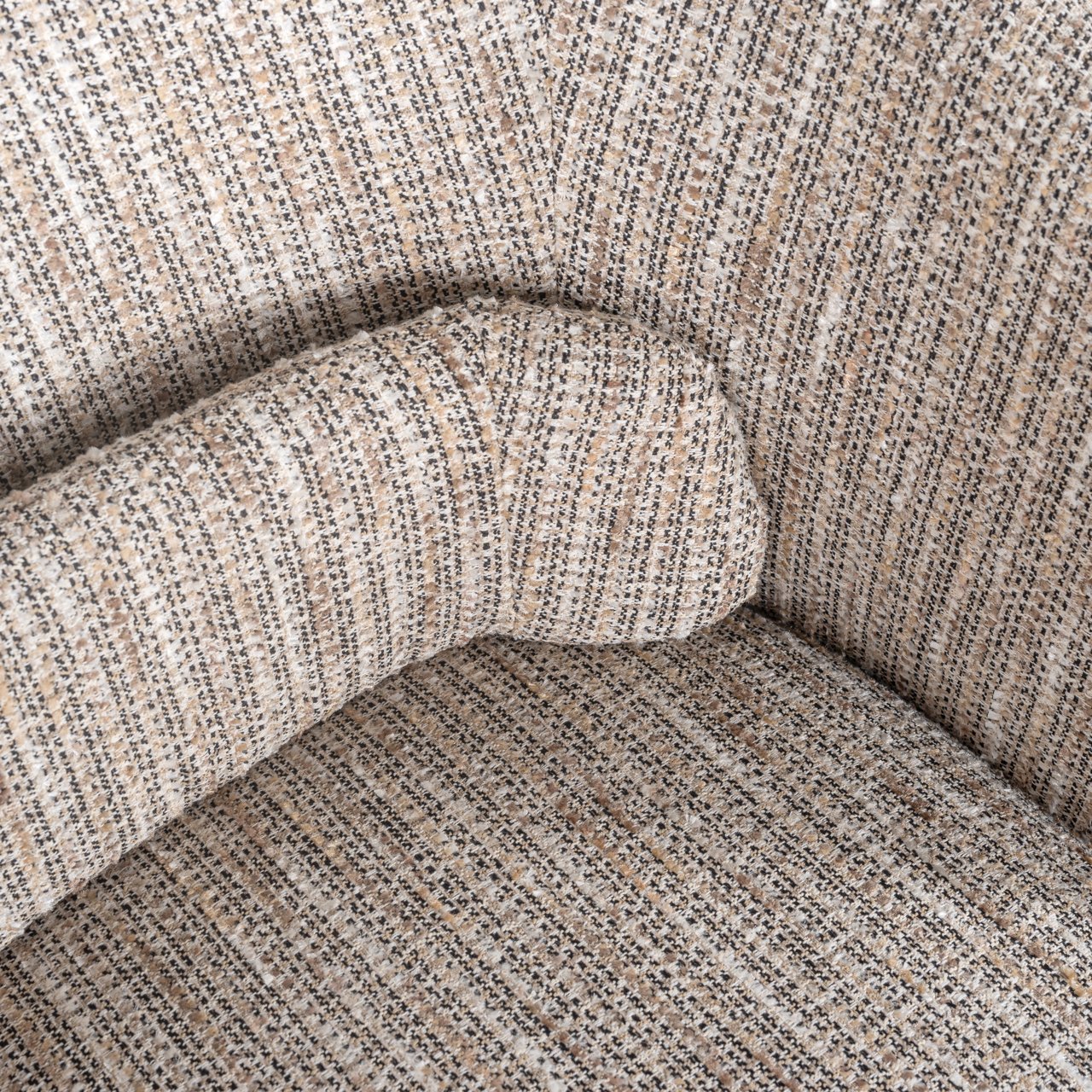 Lounge stoel Cavallo beige coco swivel