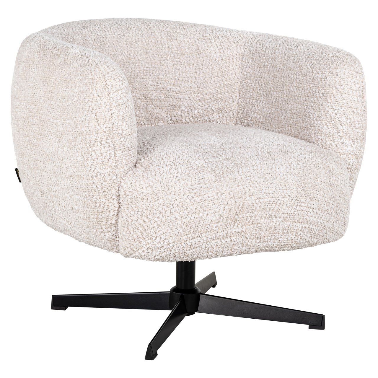 Lounge Stoel Estelle Lovely Cream Swivel