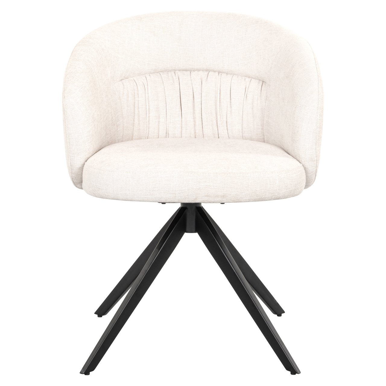 Eetkamerstoel Olivia ecru miami swivel