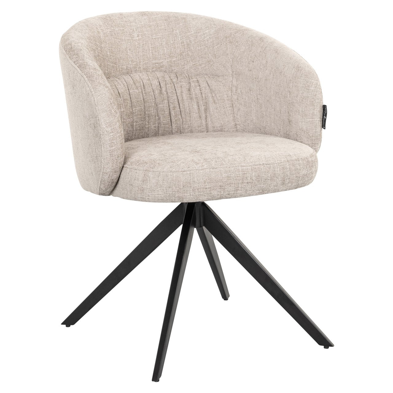 Eetkamerstoel Olivia Natural Miami Swivel