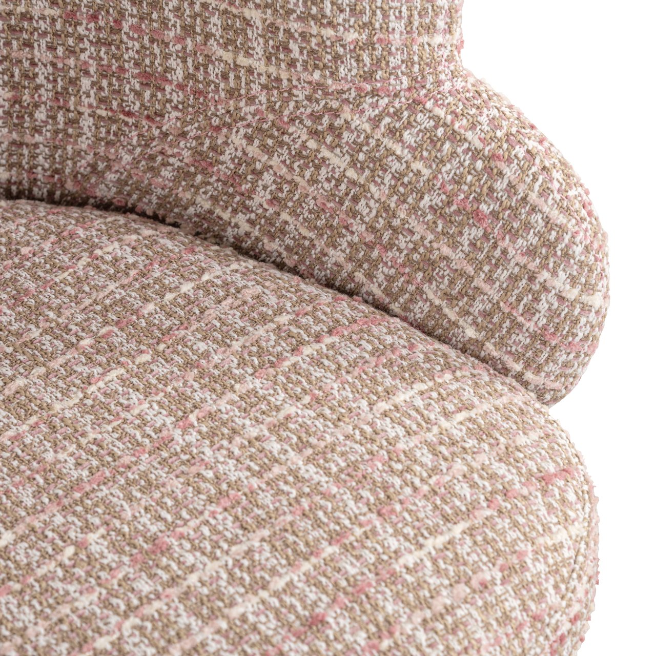 Dining chair Kayla trendy rose swivel