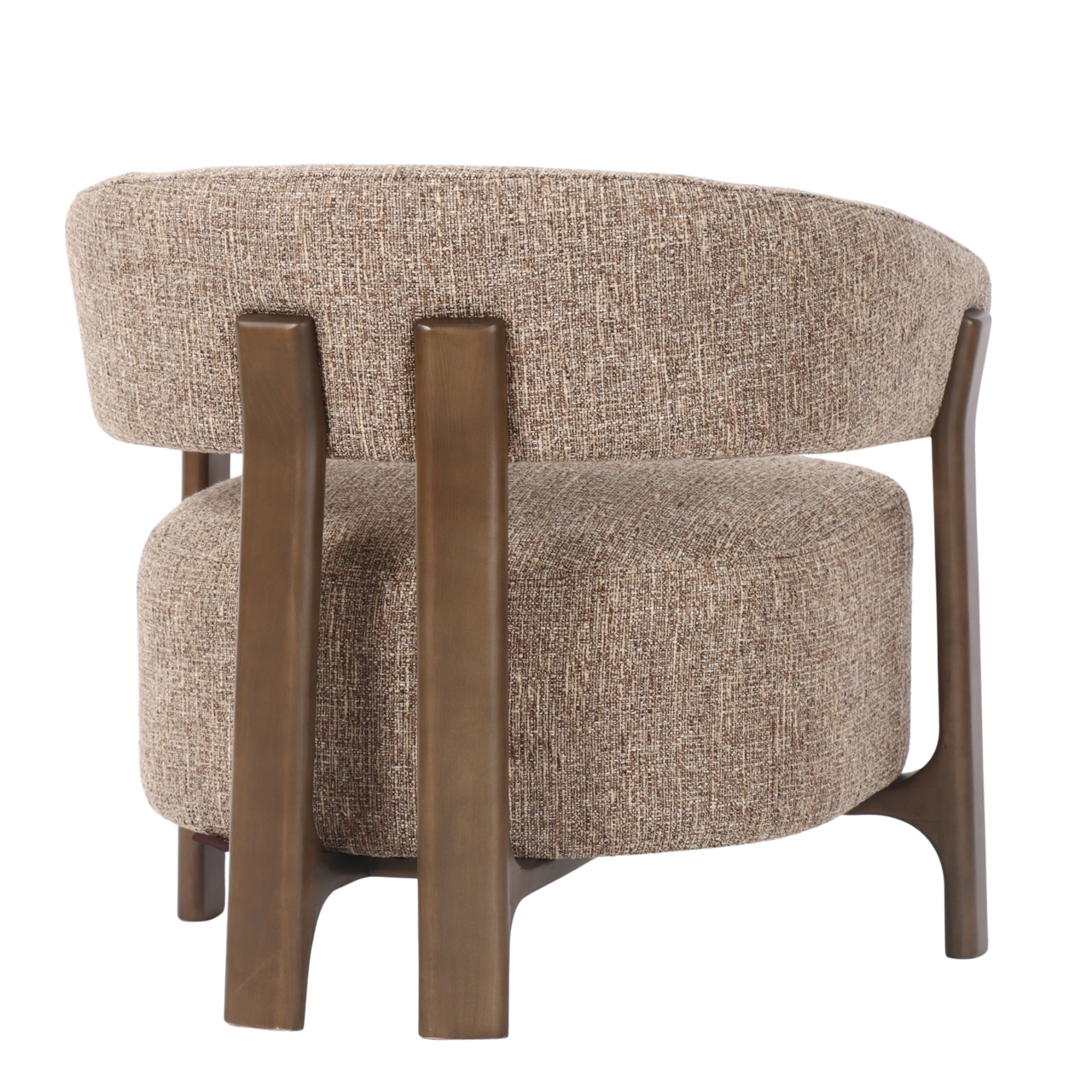 Lounge Stoel Dalara Brown Tweed