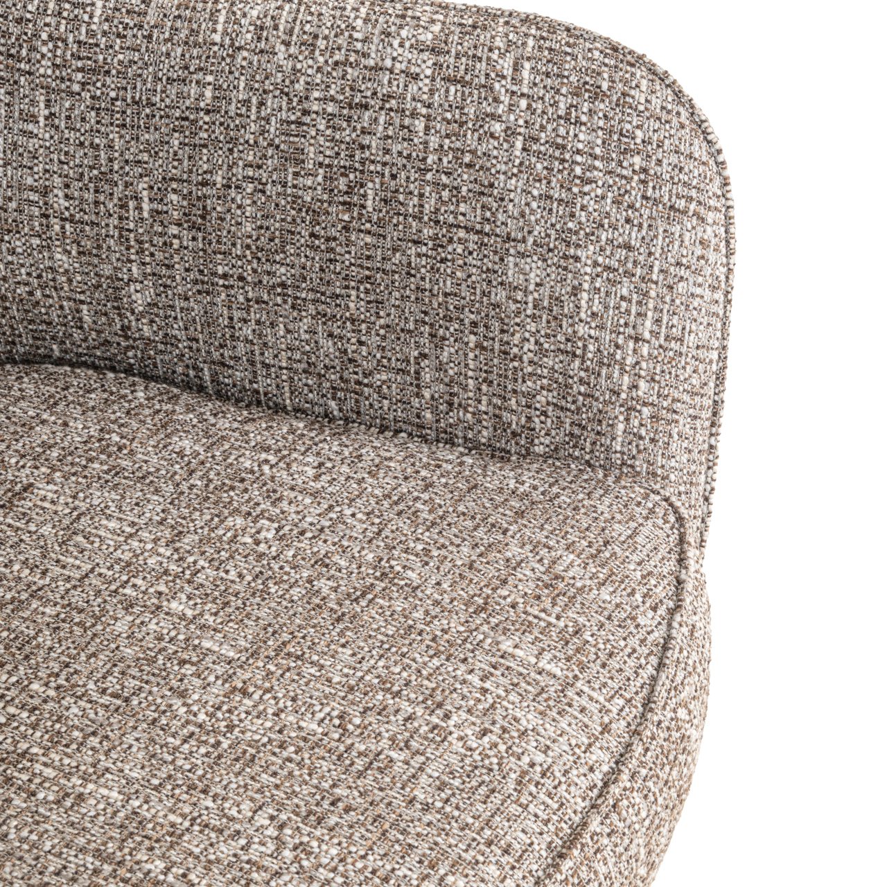 Eetkamerstoel Ginerva Earth Tweed Swivel