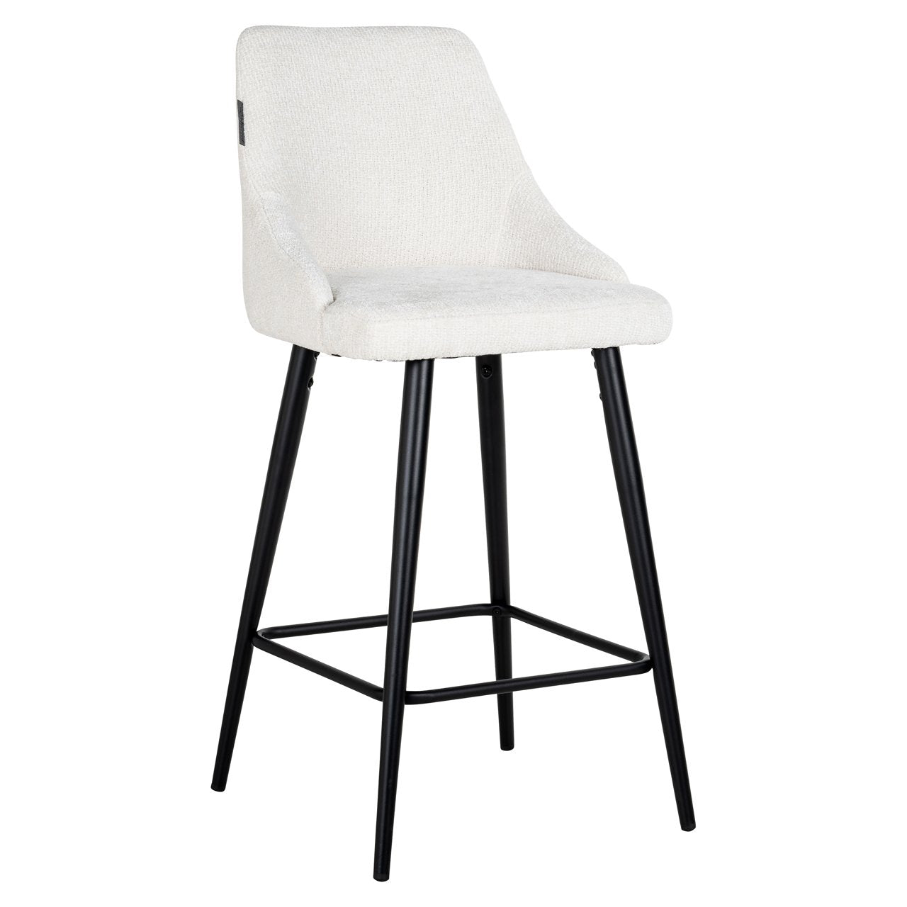 Counter stool Brooke white unicorn (Set of 2)