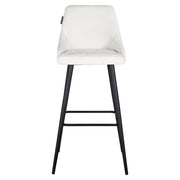 Bar stool Brooke white unicorn (Set of 2)