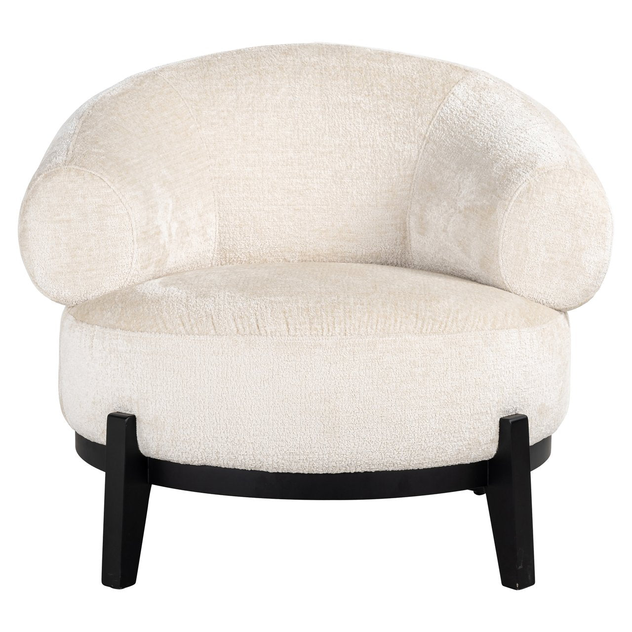 Lounge Stoel Montana White Chenille