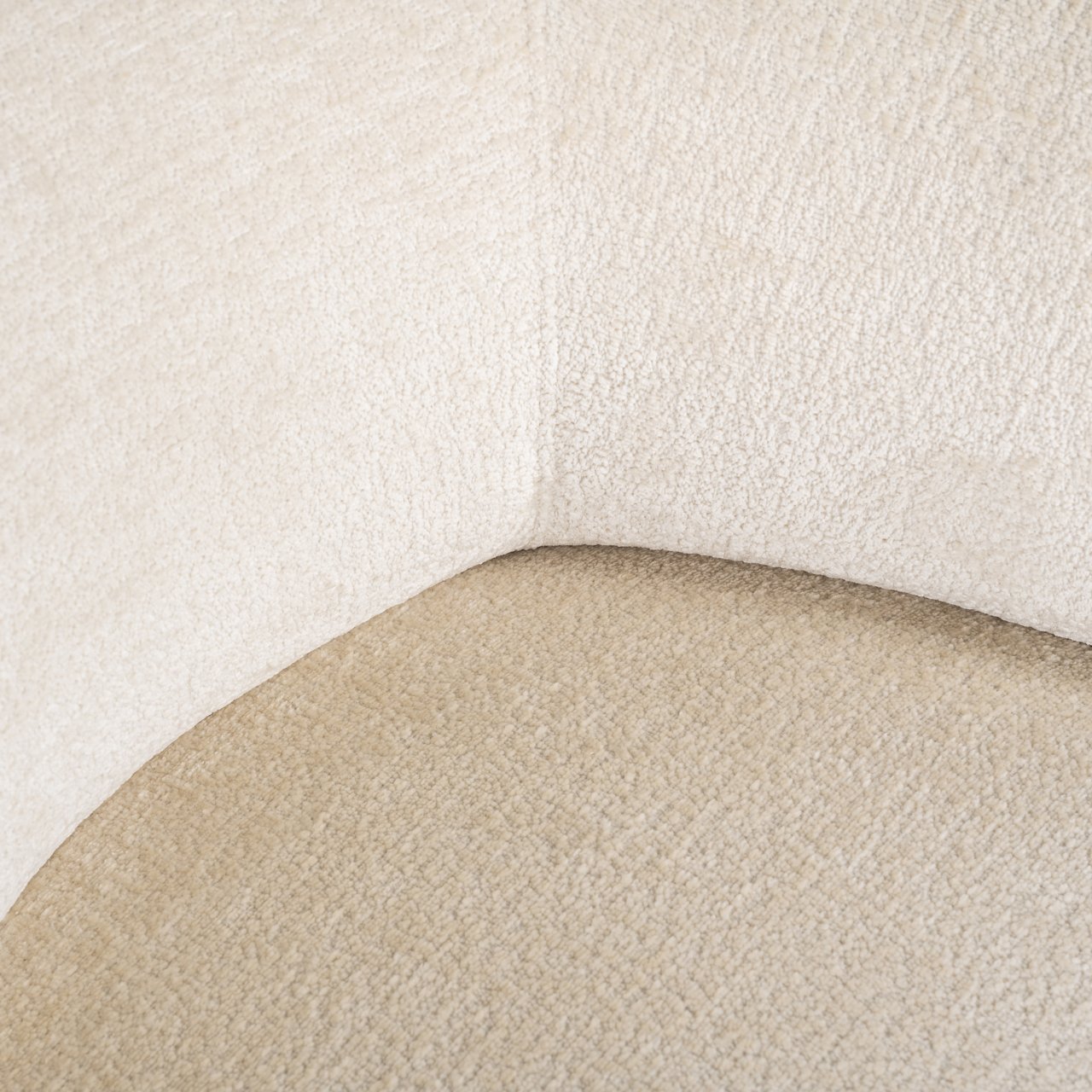 Lounge Stoel Montana White Chenille