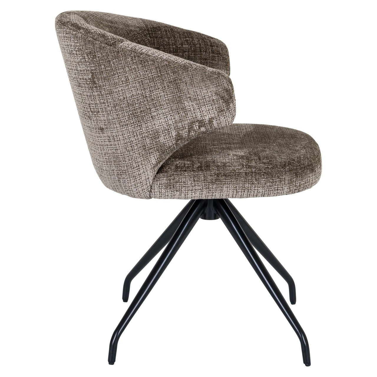 Eetkamerstoel Milly Niagara Stone Swivel