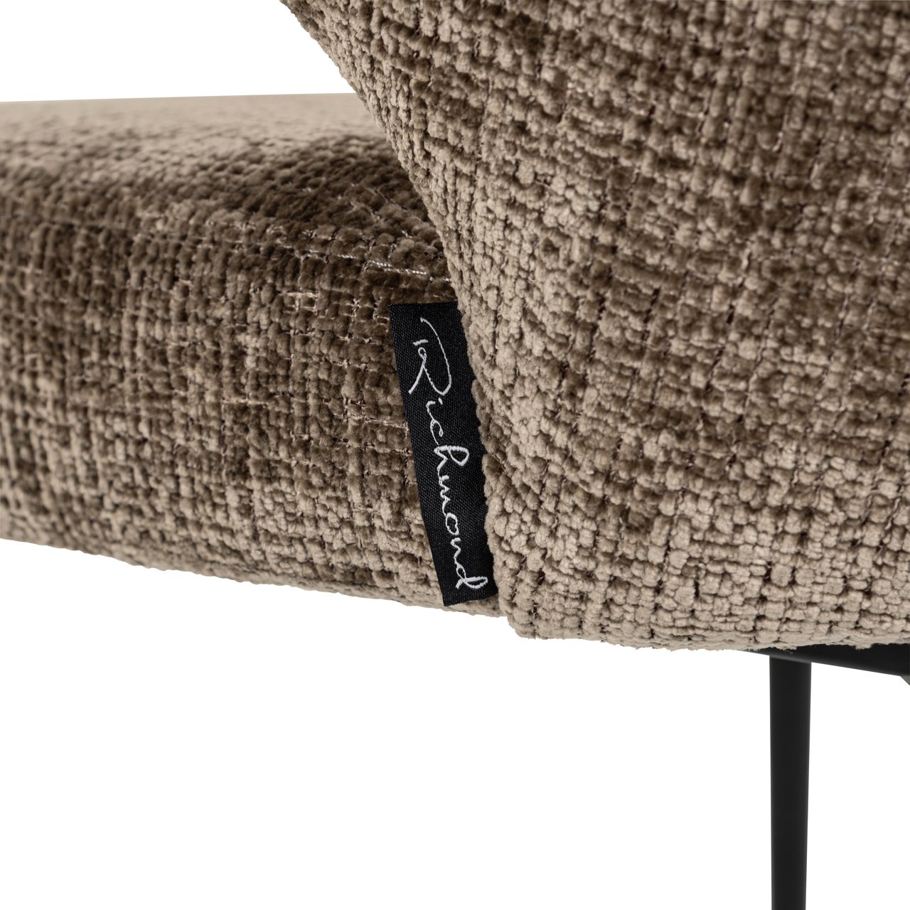 Eetkamerstoel Xandra Niagara Stone Fire Retardant