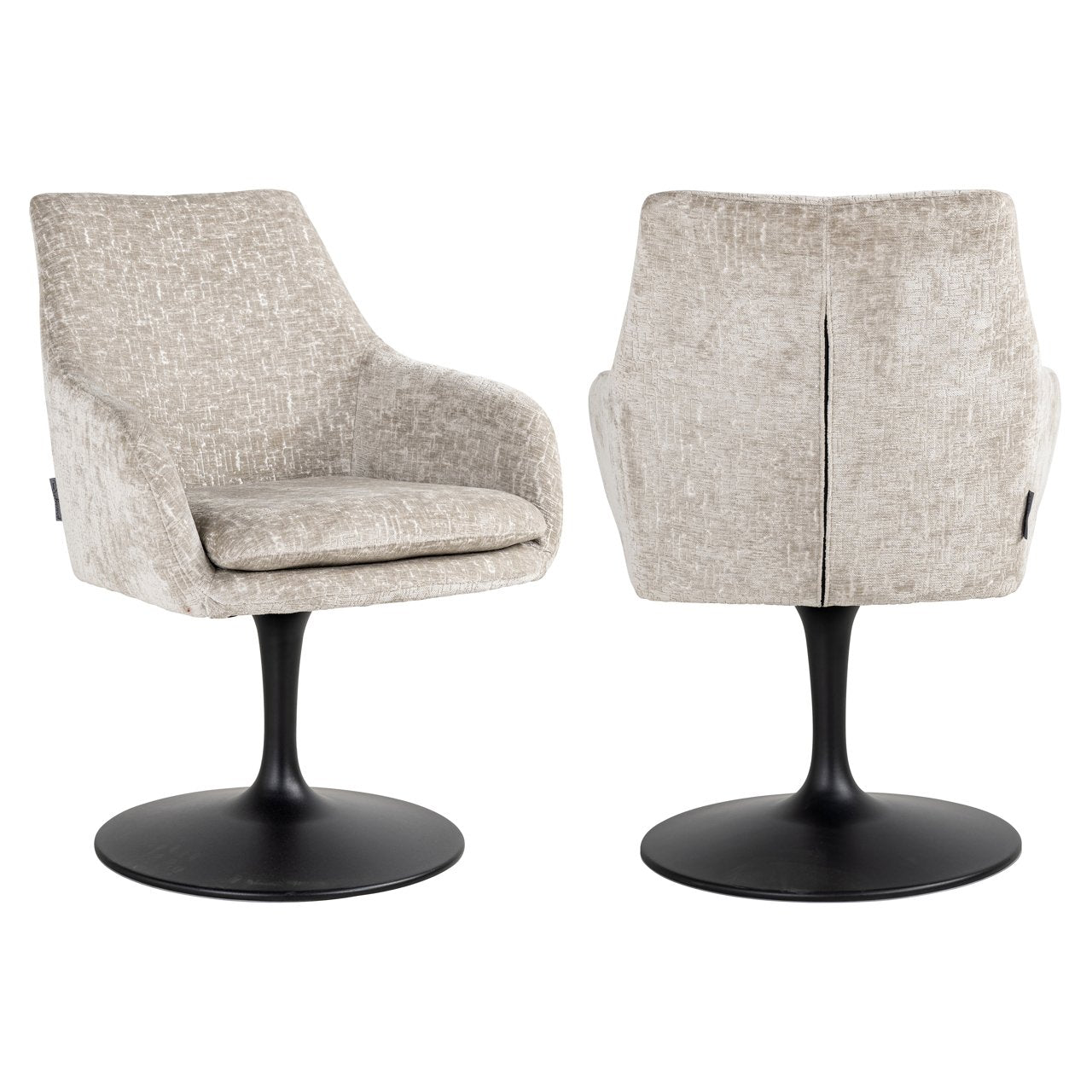 Eetkamerstoel Marlon pearl island swivel