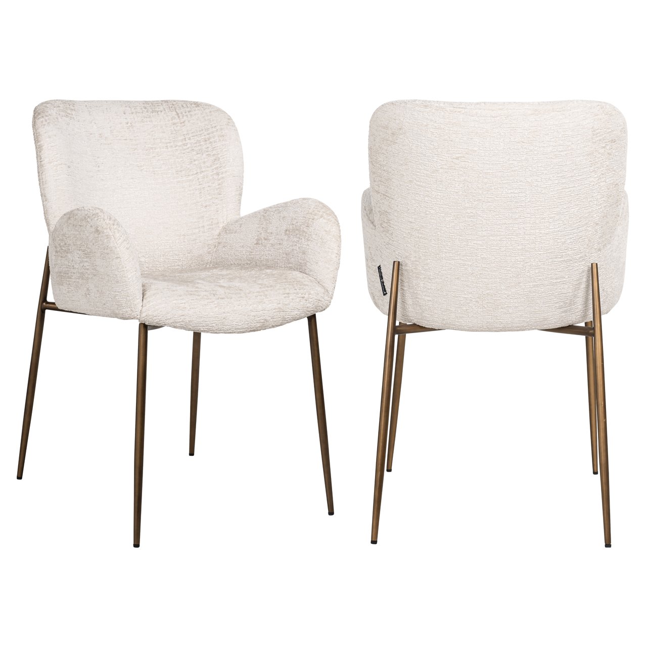 Eetkamerstoel Amber Cream Fusion Fire Retardant