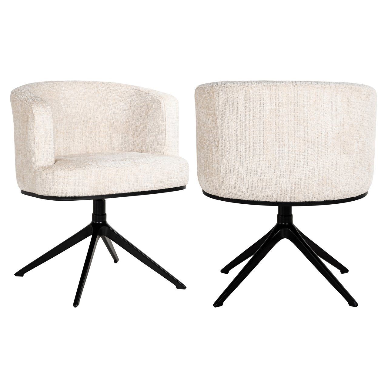 Eetkamerstoel Cheyenne Niagara Beige Swivel