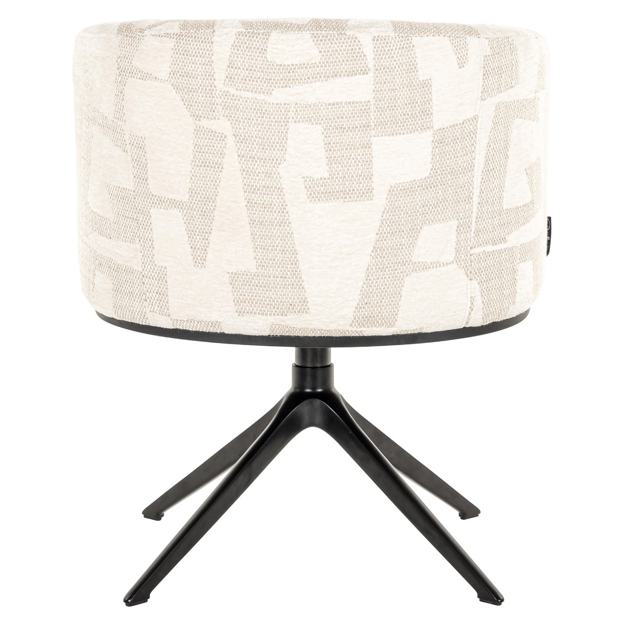 Eetkamerstoel Cheyenne Beige Graffic Swivel