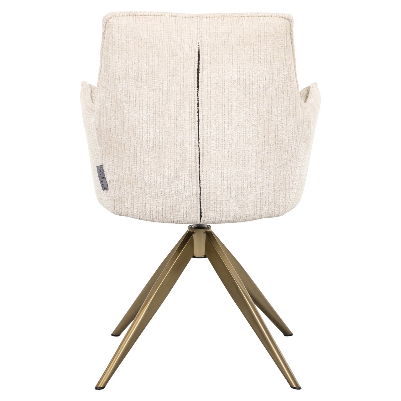 Eetkamerstoel Dakota Niagara Beige Swivel With Arm