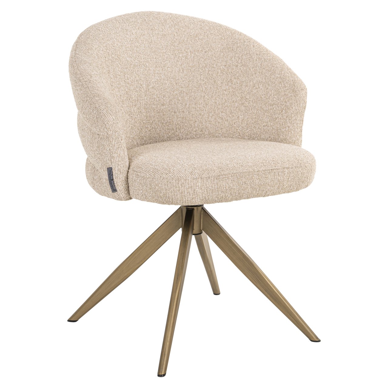 Eetkamerstoel Zendaya Biscotti Swivel Fire Retardant