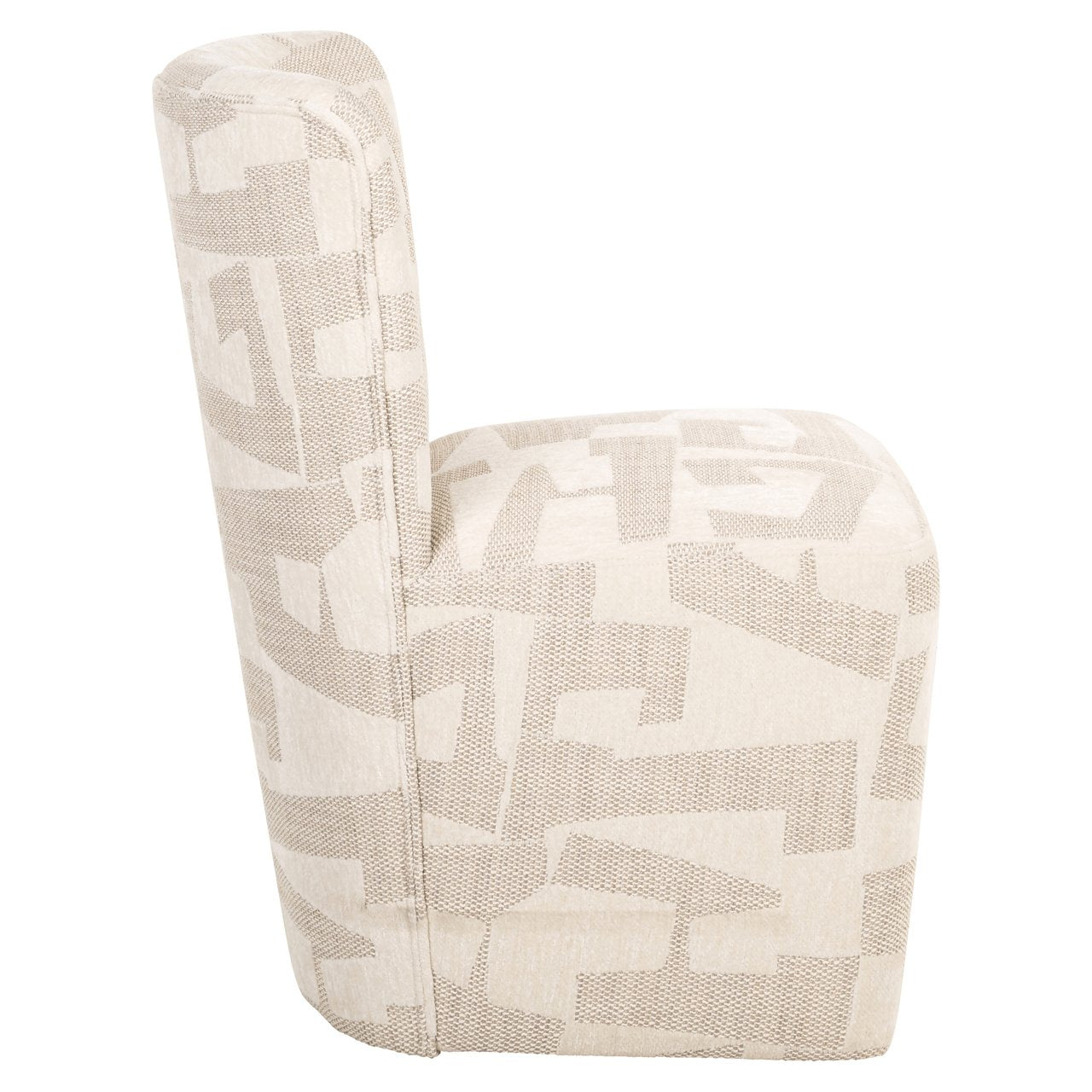 Eetkamerstoel Lorain Beige Graffic On Wheels