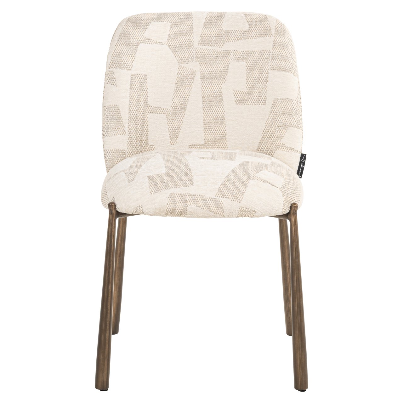 Eetkamerstoel Lana Beige Graffic (set Of 2)