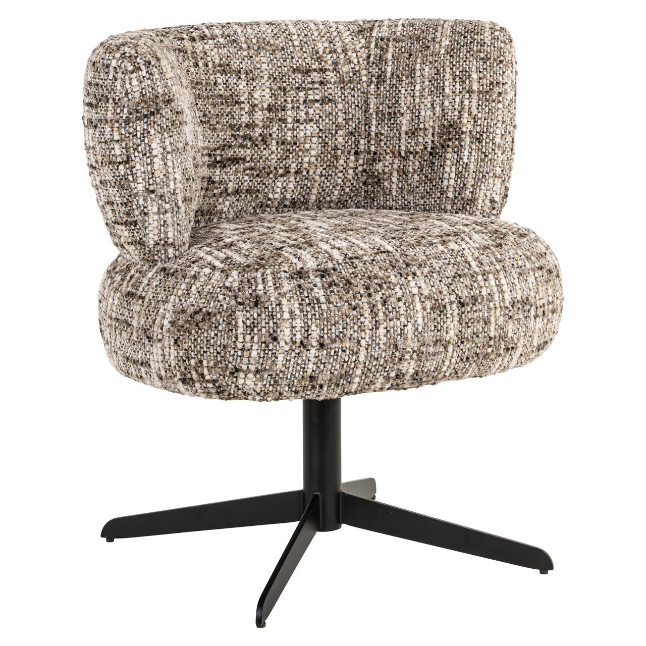 Eetkamerstoel Alexis Brown Omara Swivel