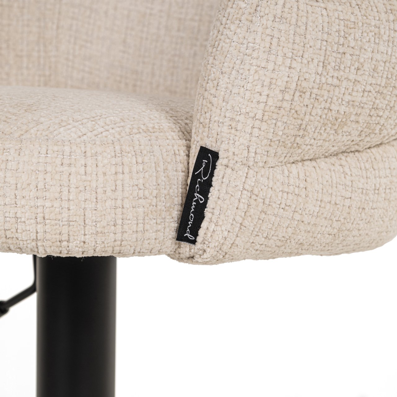 Barstoel Nikki Niagara Beige Swivel Fire Retardant