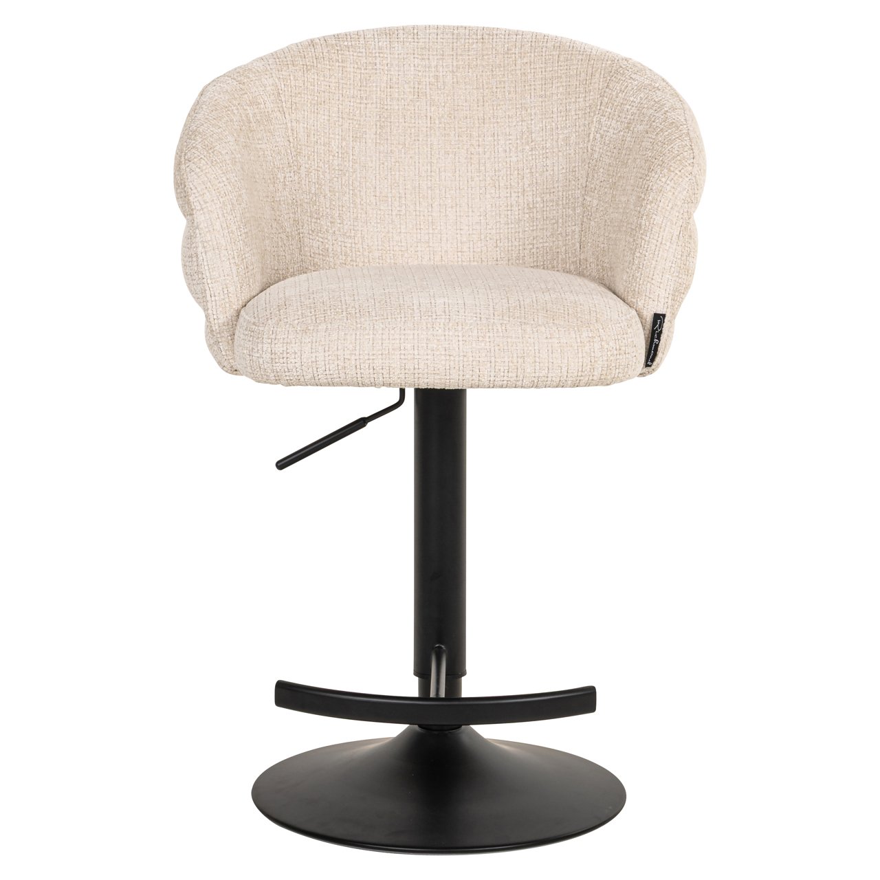 Barstoel Nikki Niagara Beige Swivel Fire Retardant