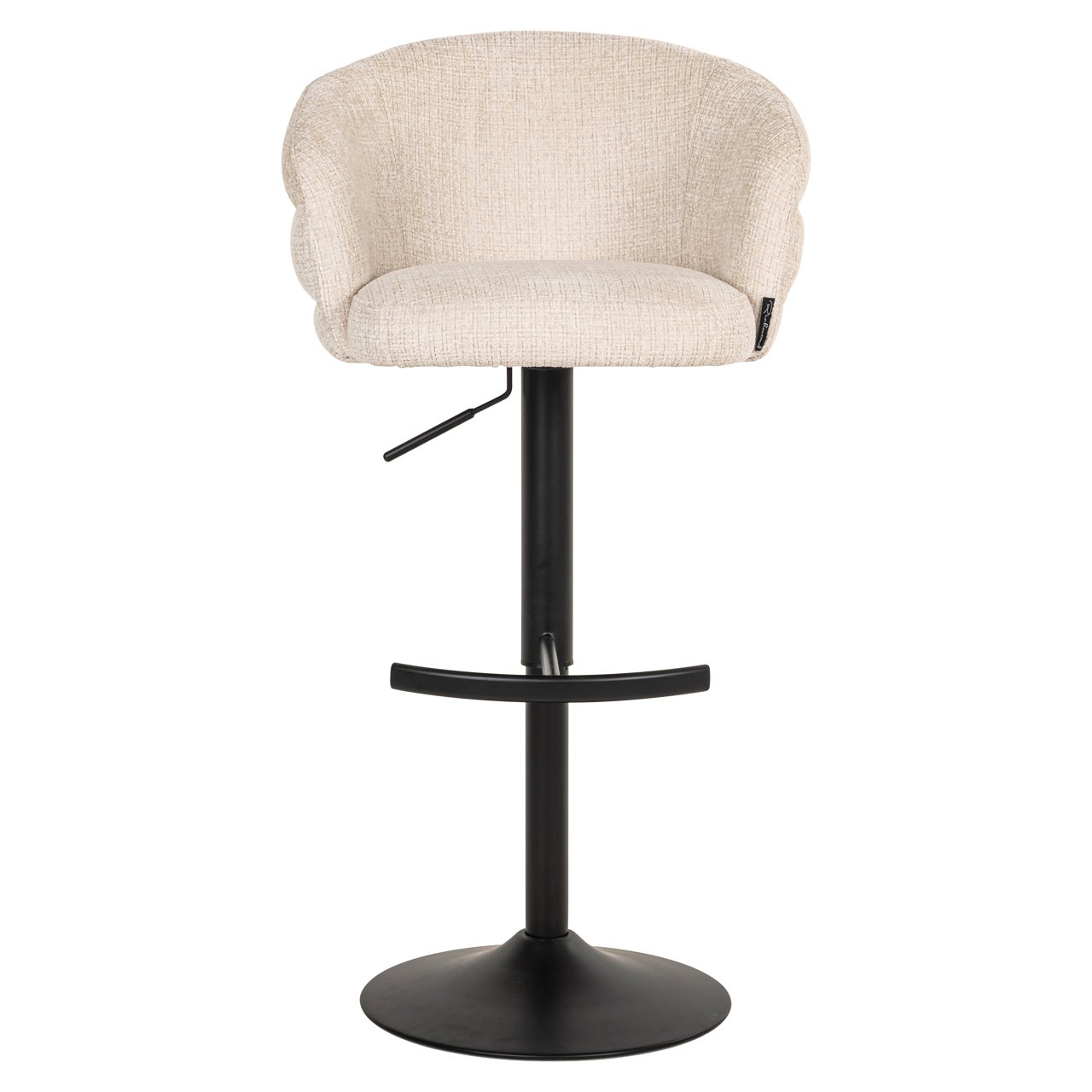 Barstoel Nikki Niagara Beige Swivel Fire Retardant
