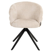 Eetkamerstoel Serenity Niagara Beige Swivel Fire Retardant
