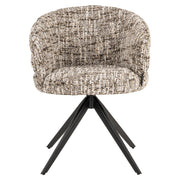 Eetkamerstoel Serenity Brown Omara Swivel Fire Retardant