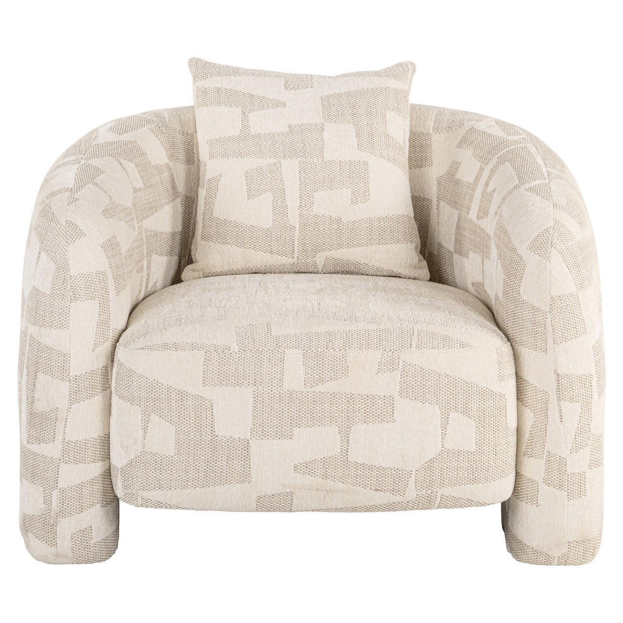 Lounge Stoel Tuscany Beige Graffic