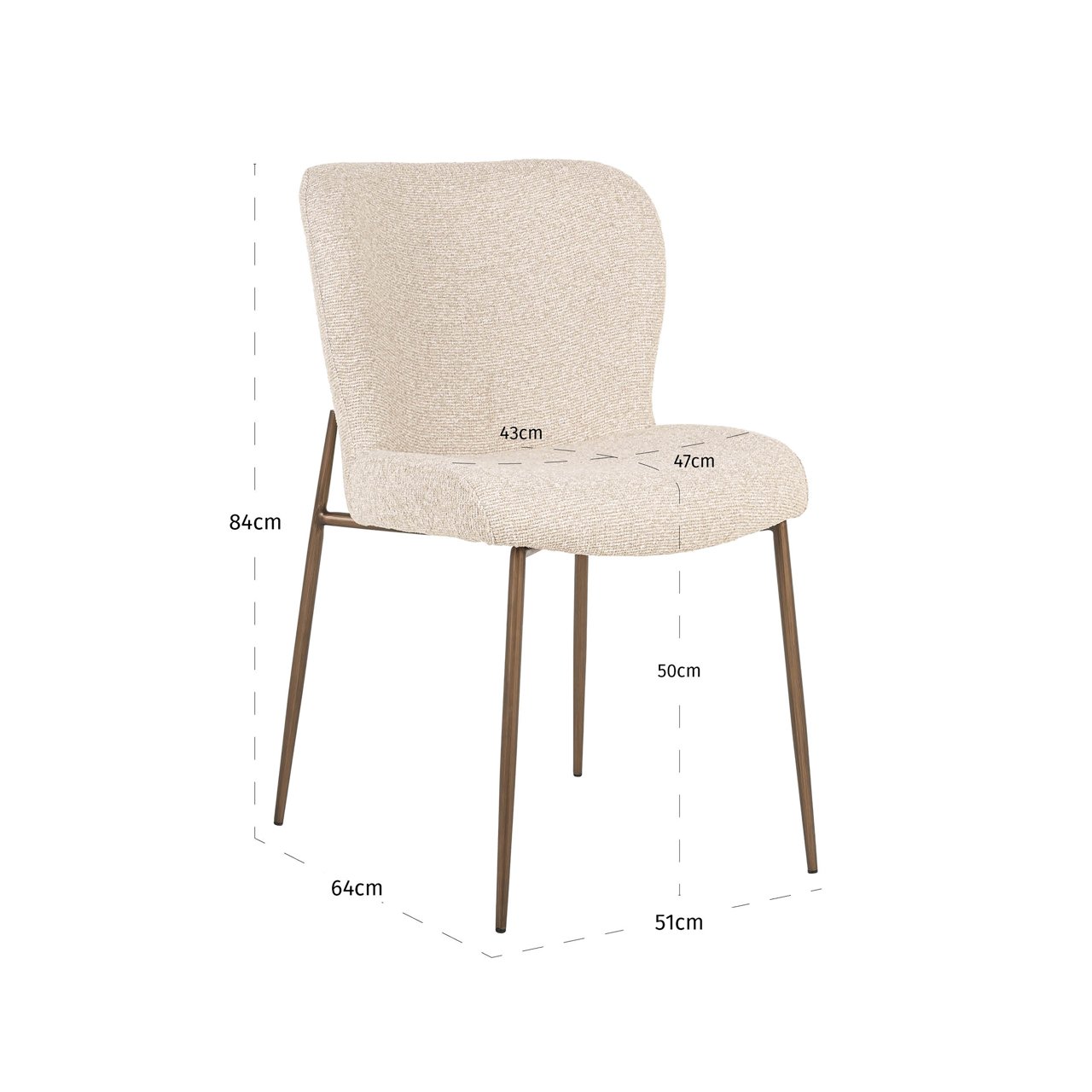 Eetkamerstoel Odarby Biscotti (set Of 2)