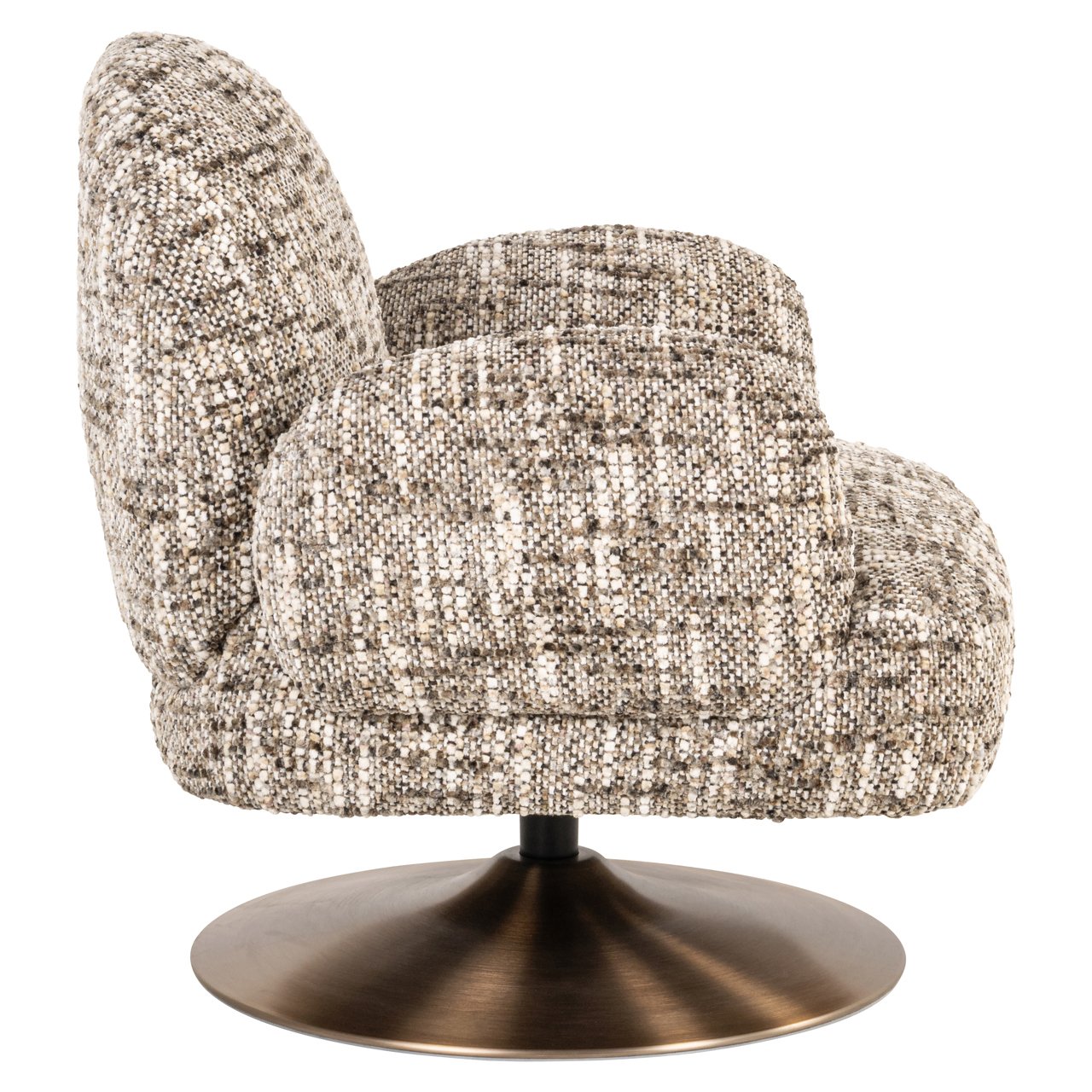 Lounge Stoel Kagney Brown Omara Swivel