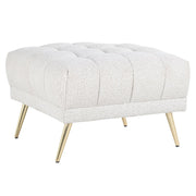 Pouffe & Footstool Huxley white bouclé