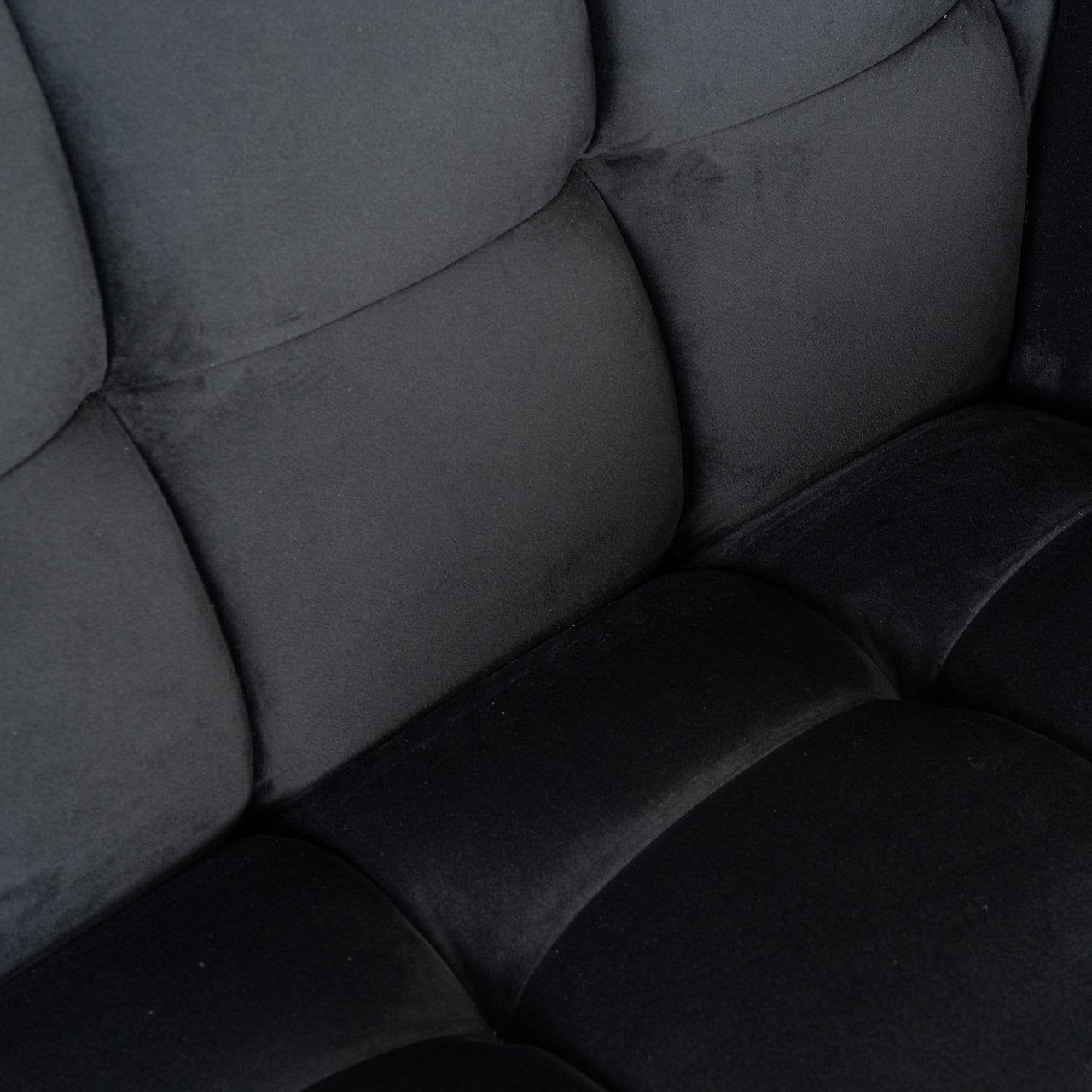 Lounge chair Huxley anthracite velvet