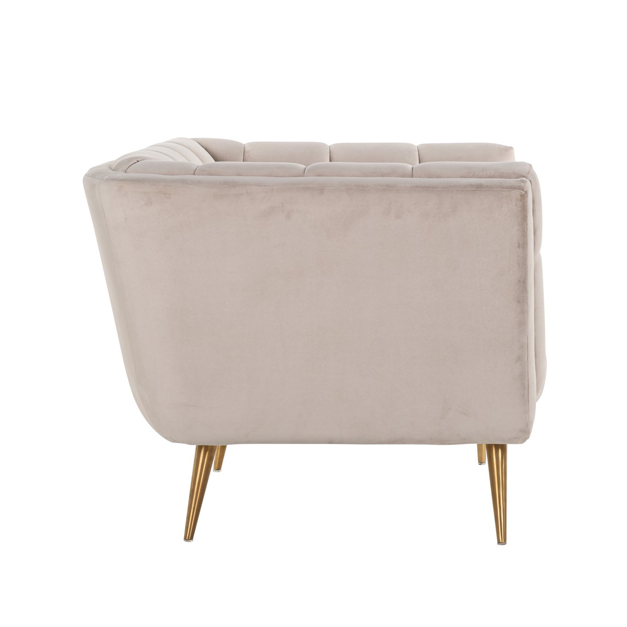 Lounge Stoel Huxley Khaki Velvet