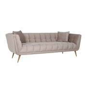 Sofa Huxley khaki velvet