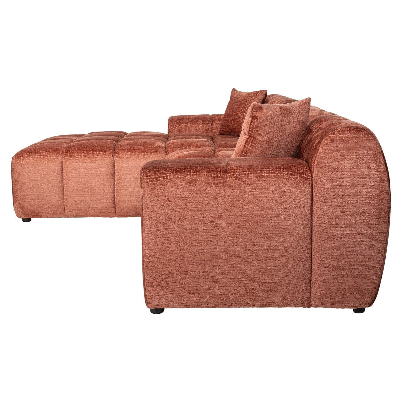 Sofa Cube blush fusion 3-seater + lounge left
