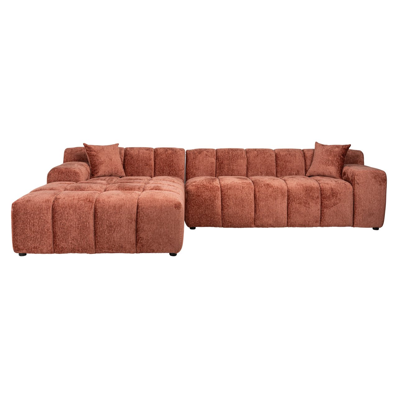 Sofa Cube blush fusion 3-seater + lounge left
