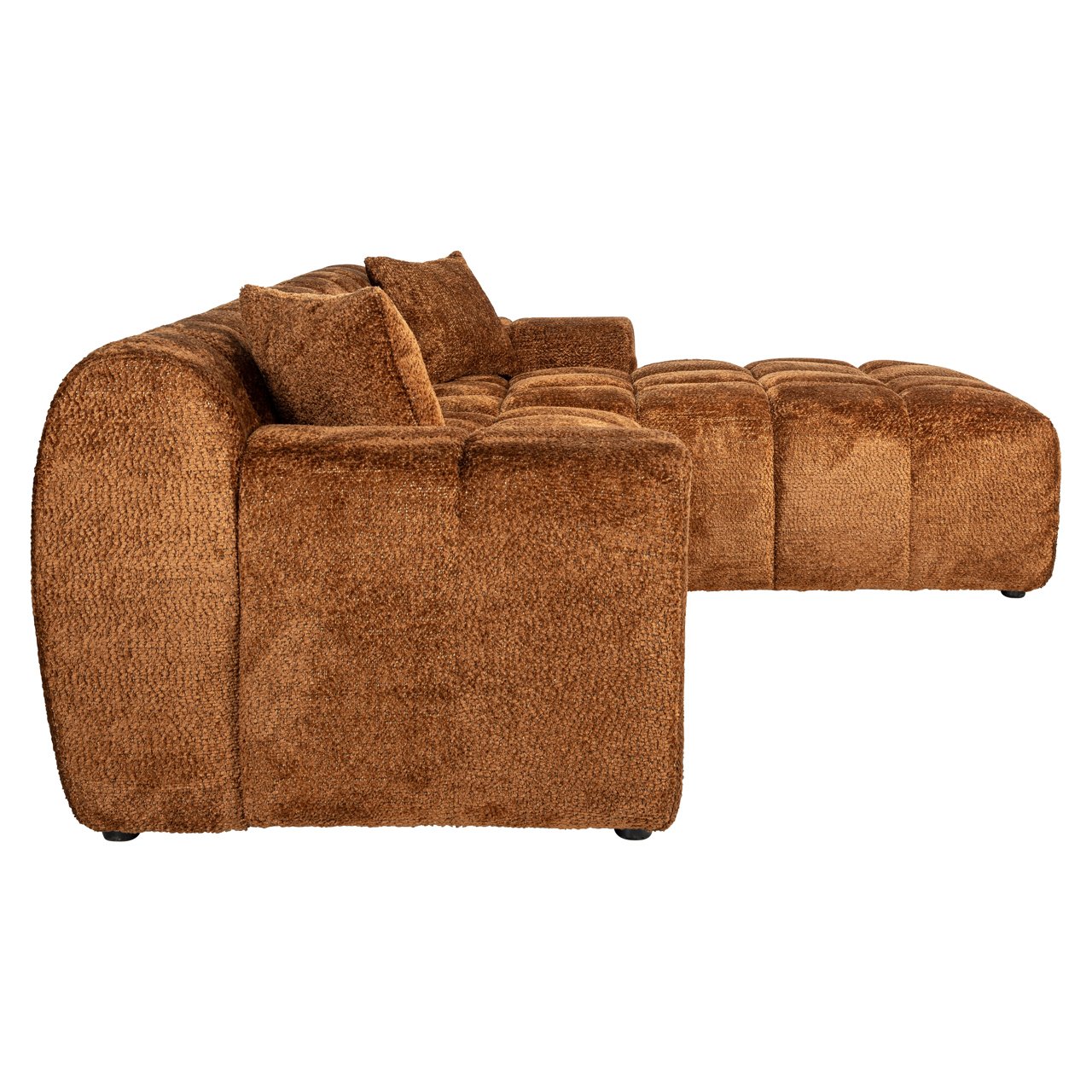 Bank Cube Lovely Cinnamon 3-seater + Lounge Right