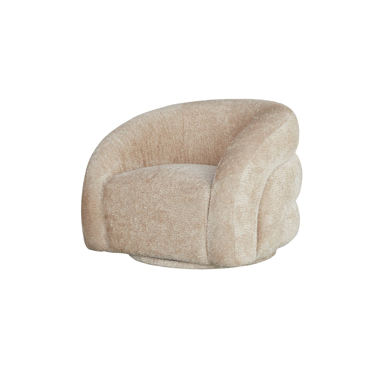 Lounge chair Arcus lovely beige swivel